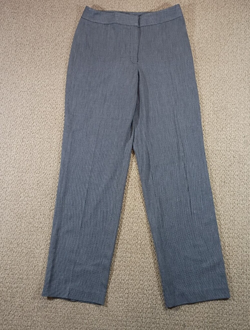 Rafaella Womens Pants Size 6 Gray Heather Slacks Textured Stretch Work Career